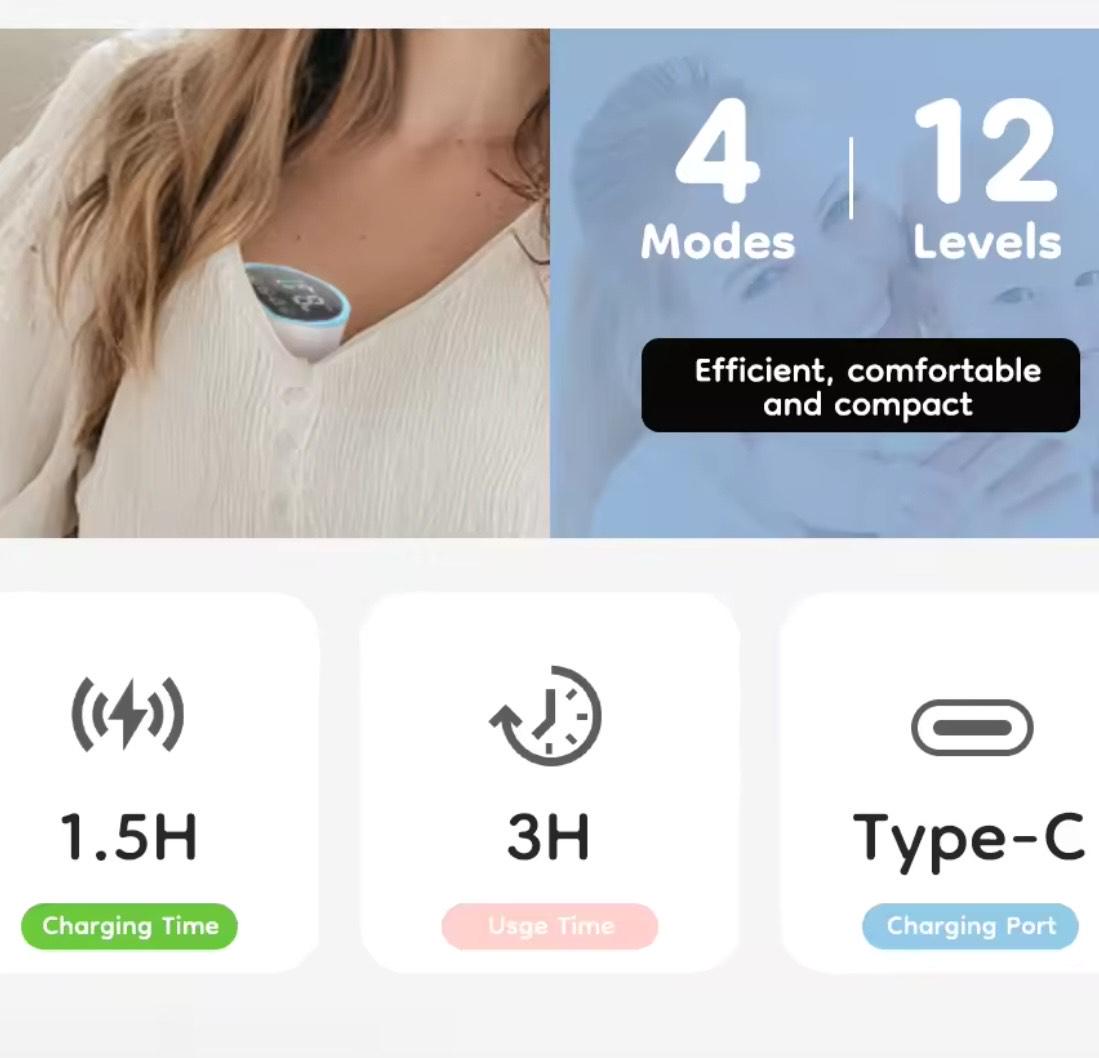 Молоковідсмоктувач електричний Dr. Isla масажу та стимуляцією лактації Рожевий (23649092) - фото 6 Молоковідсмоктувач електричний Dr. Isla масажу та стимуляцією лактації Рожевий (23649092) - фото 6