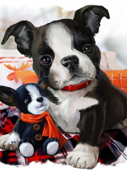 Картина по номерам Josef Otten Животные Собачки 40х50 см в термопакете (5869Y_O-mt) Картина по номерам Josef Otten Животные Собачки 40х50 см в термопакете (5869Y_O-mt)