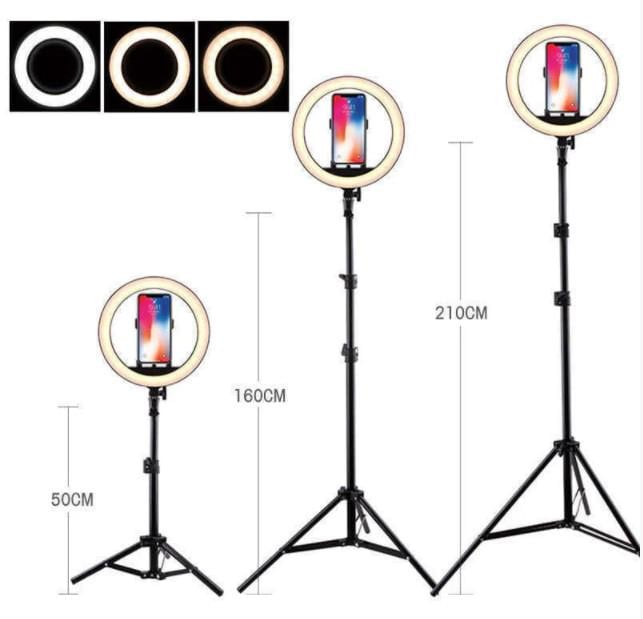 Штатив для кольцевой лампы UKC TriPod 210 см - фото 3