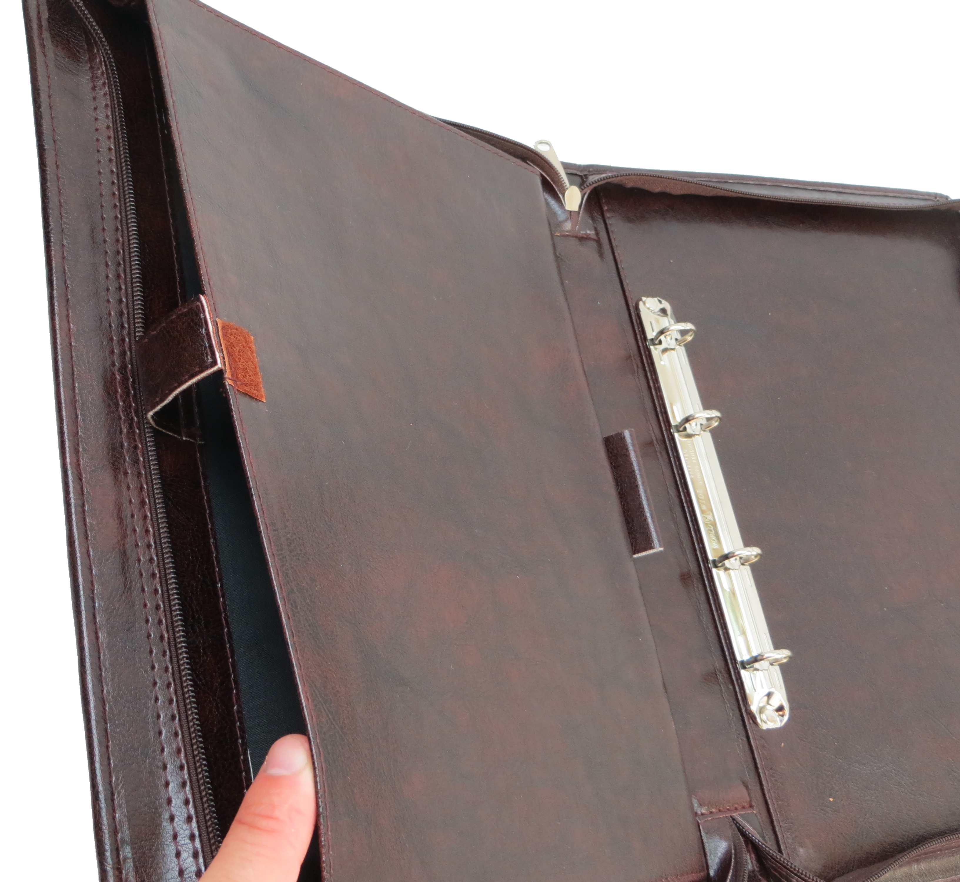 Папка деловая Exclusive для документов из экокожи Коричневый (710800-2 brown) - фото 2 Папка деловая Exclusive для документов из экокожи Коричневый (710800-2 brown) - фото 2