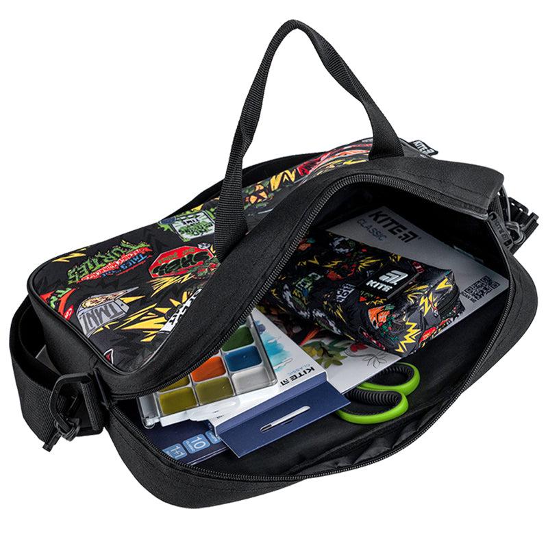 Школьная сумка текстильная KITE TMNT Tales of the TMNT 2024 Series Черный (NT25-589) - фото 6 Школьная сумка текстильная KITE TMNT Tales of the TMNT 2024 Series Черный (NT25-589) - фото 6