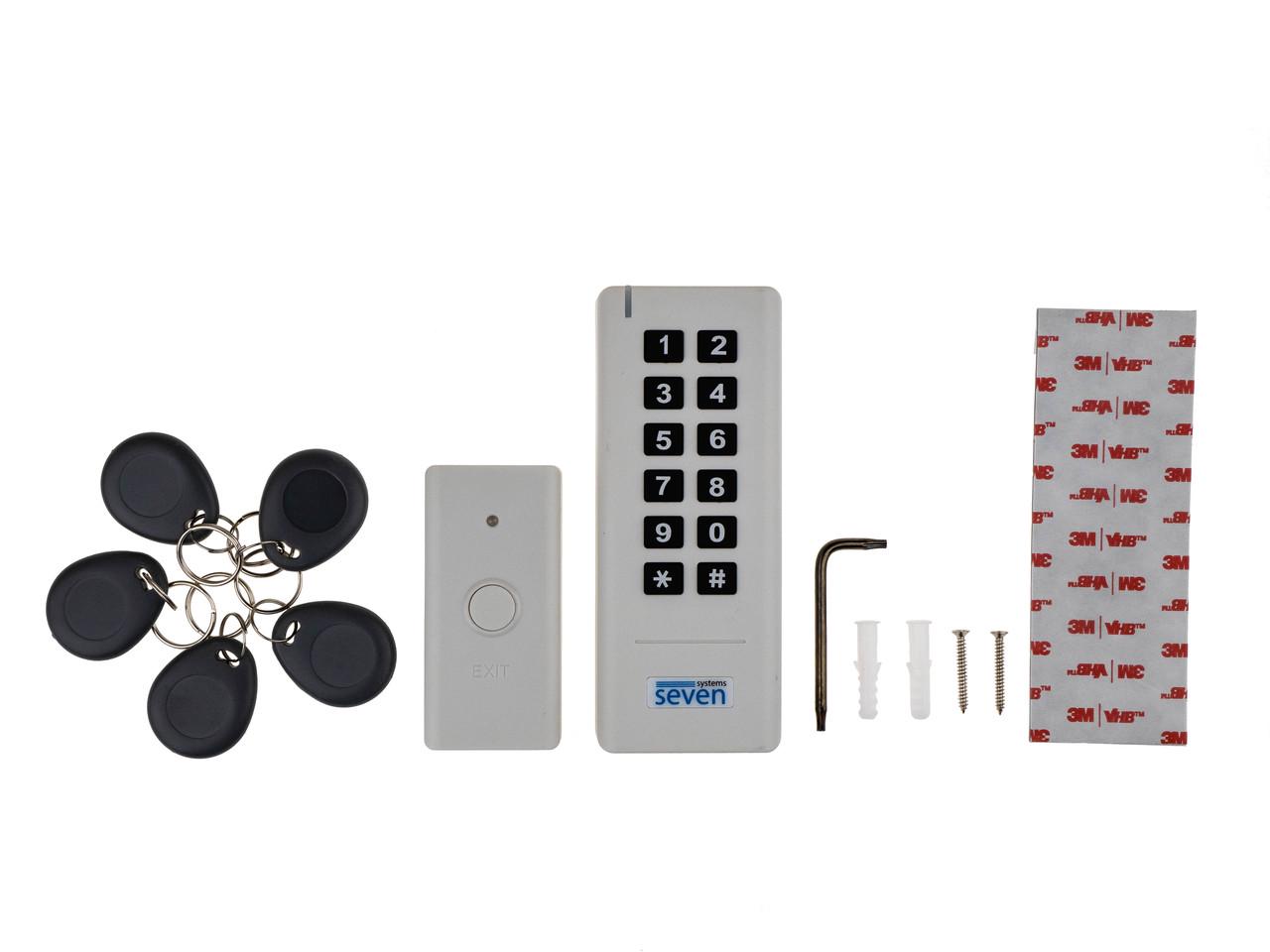 Комплект контролю доступу SEVEN LOCK SL-7708r бездротовий з радіобрелками (1424300399) - фото 9 Комплект контролю доступу SEVEN LOCK SL-7708r бездротовий з радіобрелками (1424300399) - фото 9