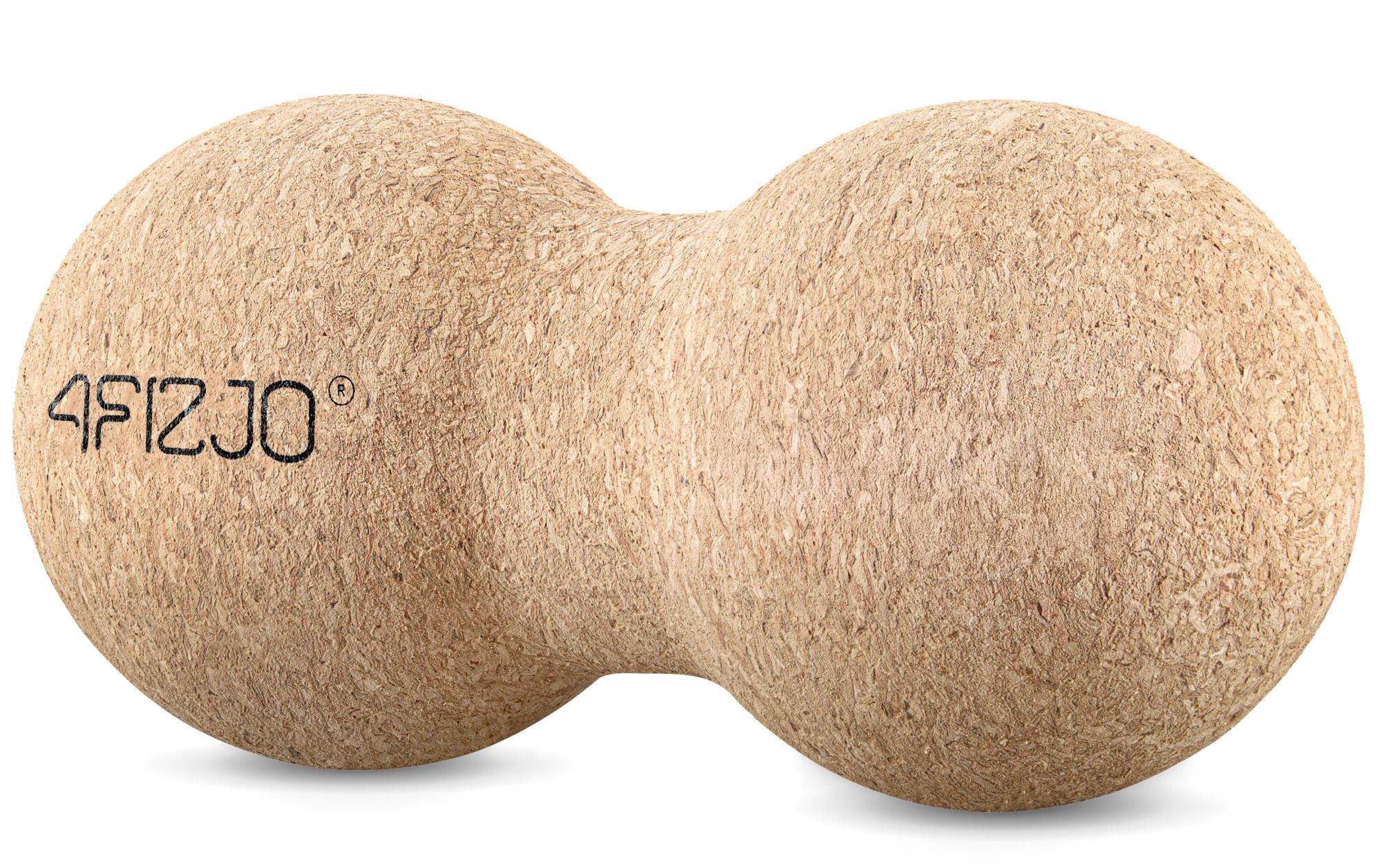 Масажний м'яч подвійний 4FIZJO Lacrosse DuoBall Cork 6,5x13,5 см (P-5907739319586)