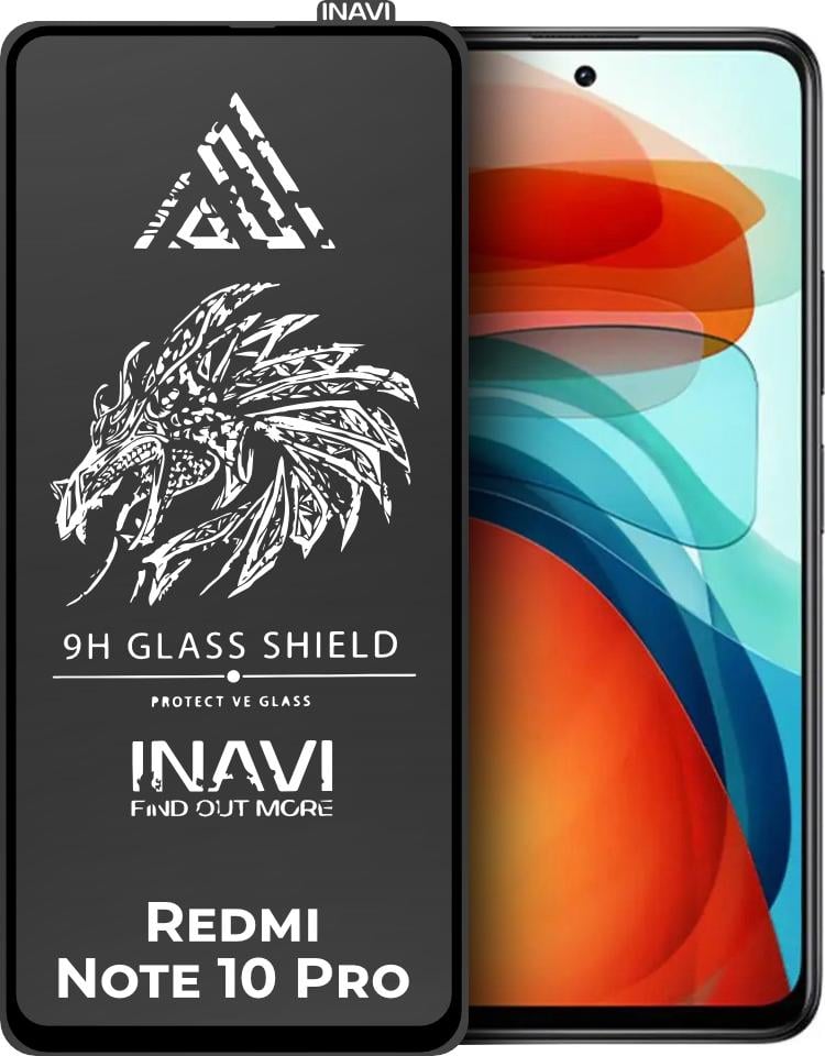 Защитное стекло INAVI Xiaomi Redmi Note 10 Pro (Full Glue)