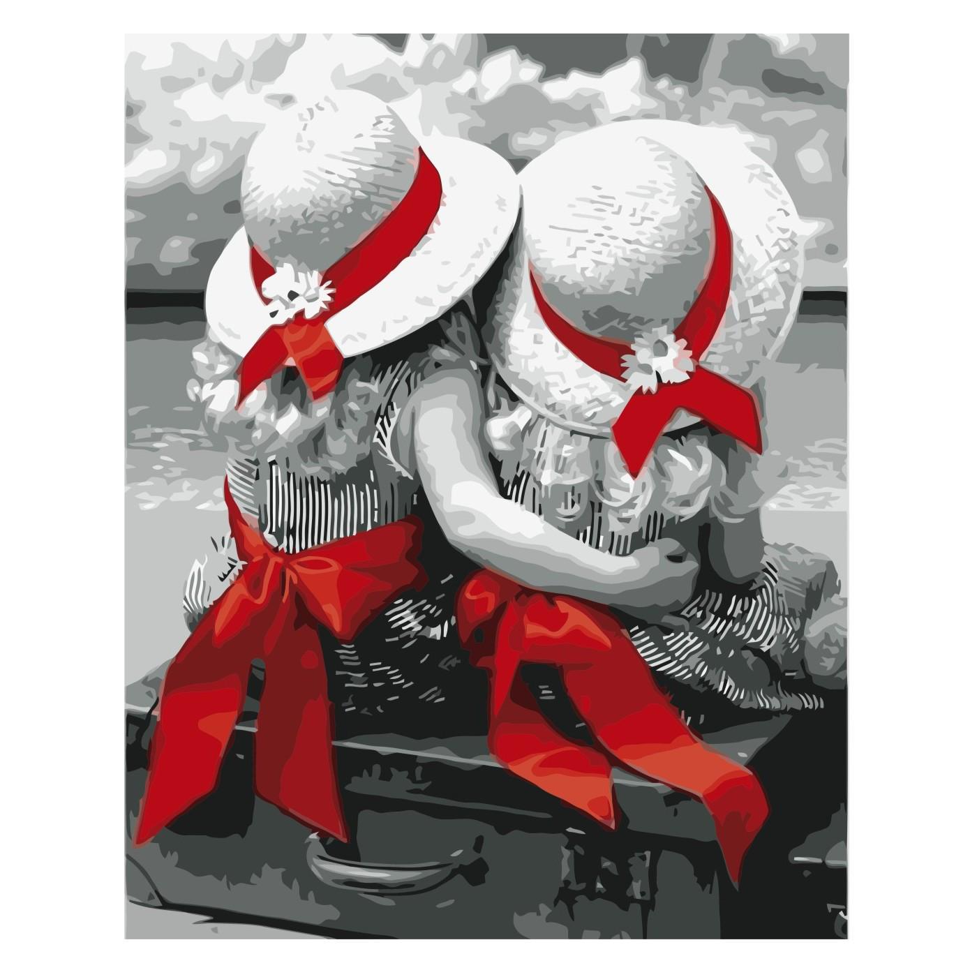 Картина по номерам Strateg Подружки 40x50 см (VA-0266)