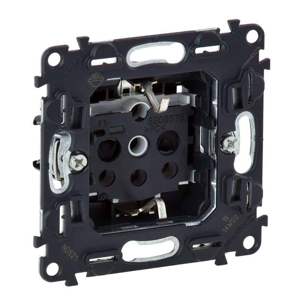 Механізм розетки Legrand Valena Life-Allure 2к+3 із заземленням та шторками (753029) Механізм розетки Legrand Valena Life-Allure 2к+3 із заземленням та шторками (753029)