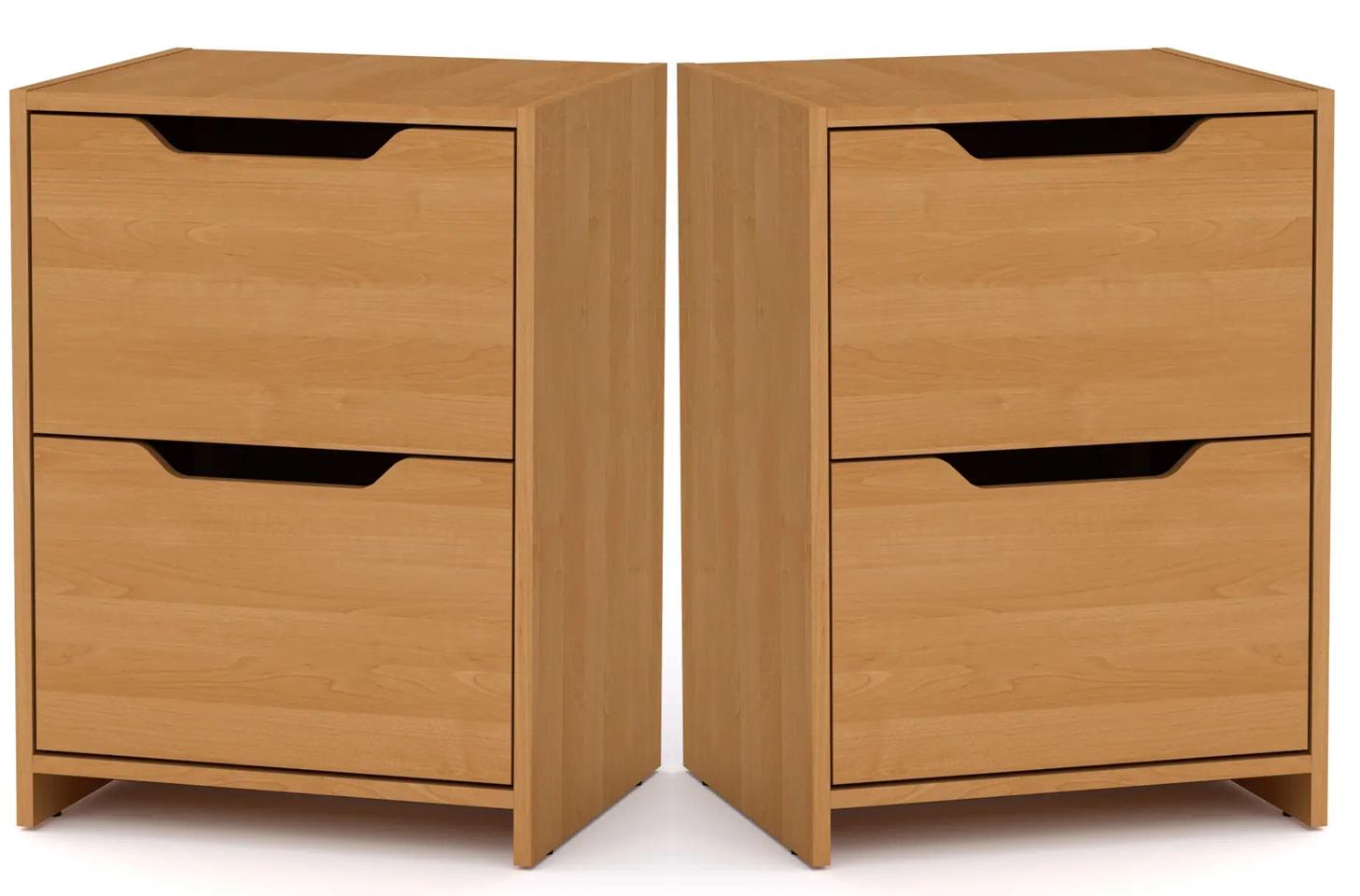 Тумба приліжкова комплект 2 шт. Компаніт ПКТ-9 Вільха (26657644)