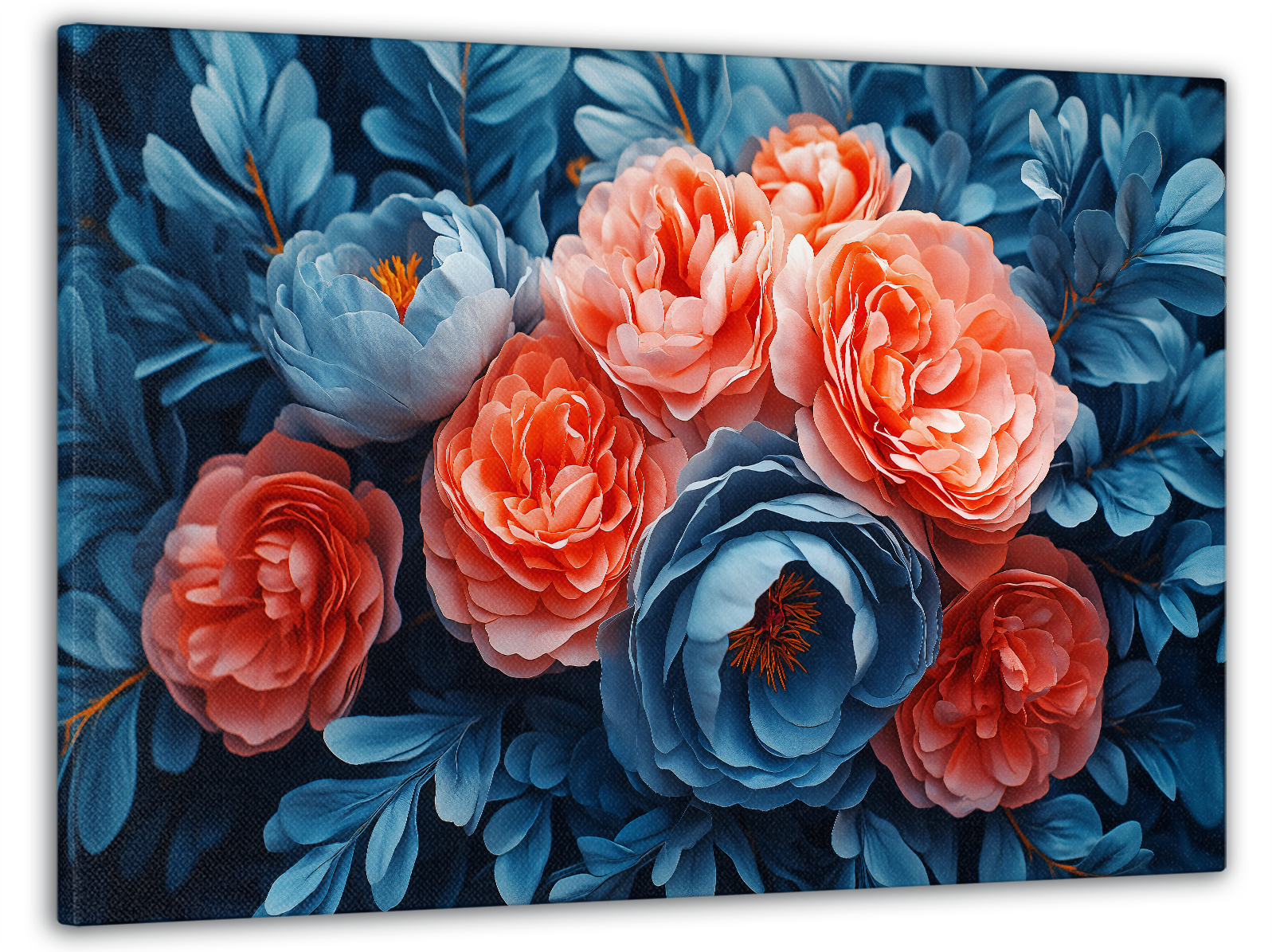 Картина на полотні Mako квітковий калейдоскоп 60x100 см (MK10592)