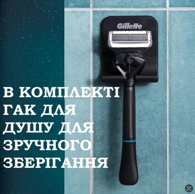 Станок для інтимных зон Gillette Intimate з 1 змінною касетою і тримачем для душу Чорний - фото 5