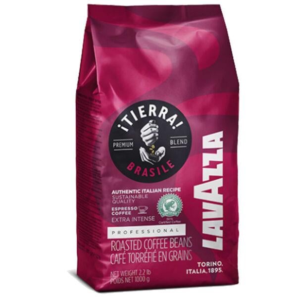 Кава в зернах Lavazza Tierra Brasile Extra Intense Арабіка Робуста 1 кг