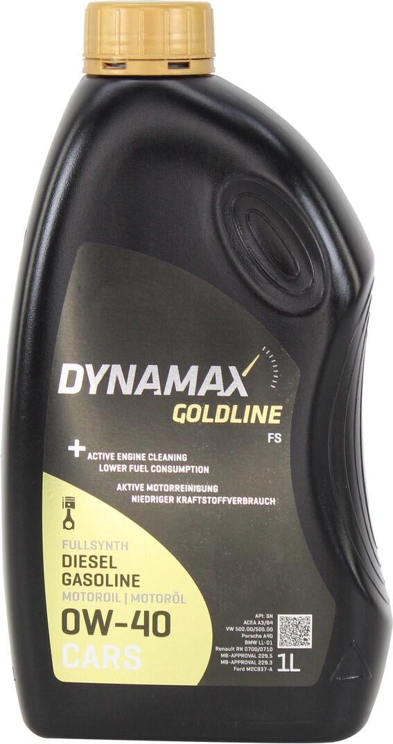 Моторное масло бензин/дизель 0W-40 Dynamax GOLDLINE FS 1 л (502729)