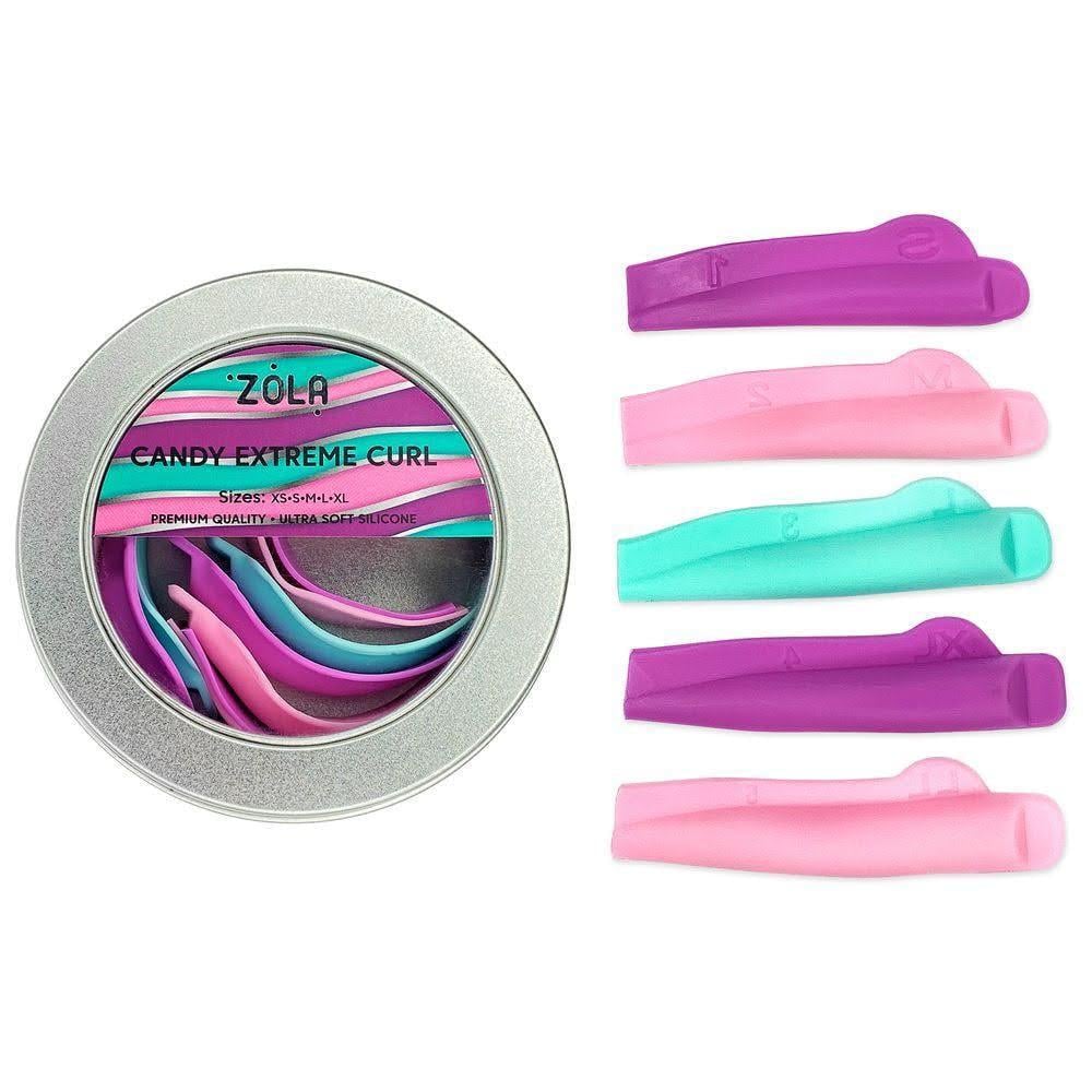 Валики Zola Candy Extreme Curl XS/S/M/L/XL для ламинирования ресничек