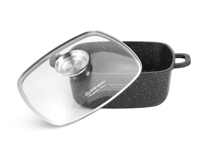 Набір каструль Edenberg 6 пр. з алюмінію з мармуровим покриттям (EB-8141) - фото 4 Набір каструль Edenberg 6 пр. з алюмінію з мармуровим покриттям (EB-8141) - фото 4