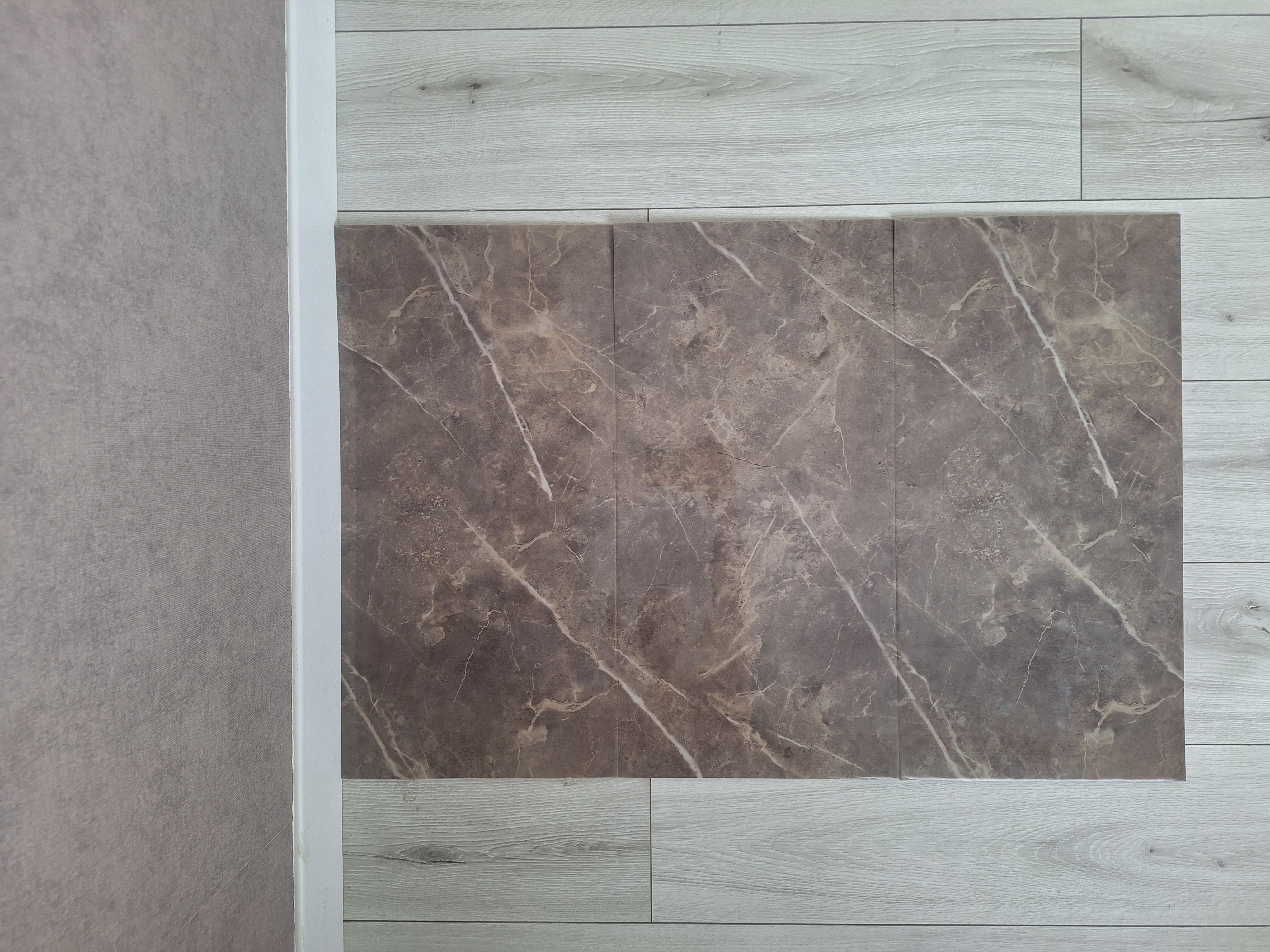 Плитка-самоклейка виниловая мрамор 600х300х2 мм глянцевый (F013) - фото 2 Плитка-самоклейка виниловая мрамор 600х300х2 мм глянцевый (F013) - фото 2