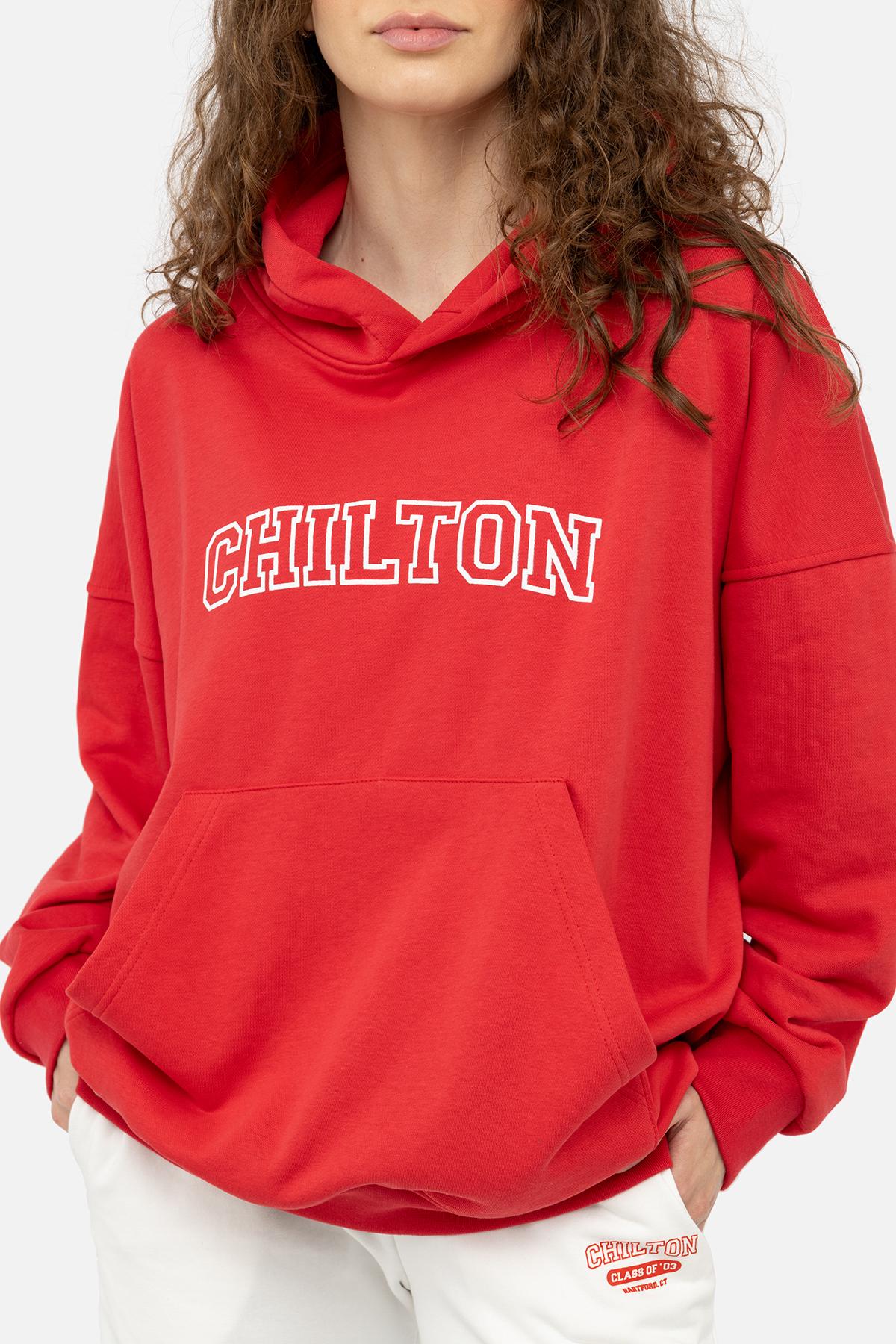 Худі жіноче ЦБ-00242088 р. 44 Червоний (SKT000963463) - фото 2 Худі жіноче ЦБ-00242088 р. 44 Червоний (SKT000963463) - фото 2