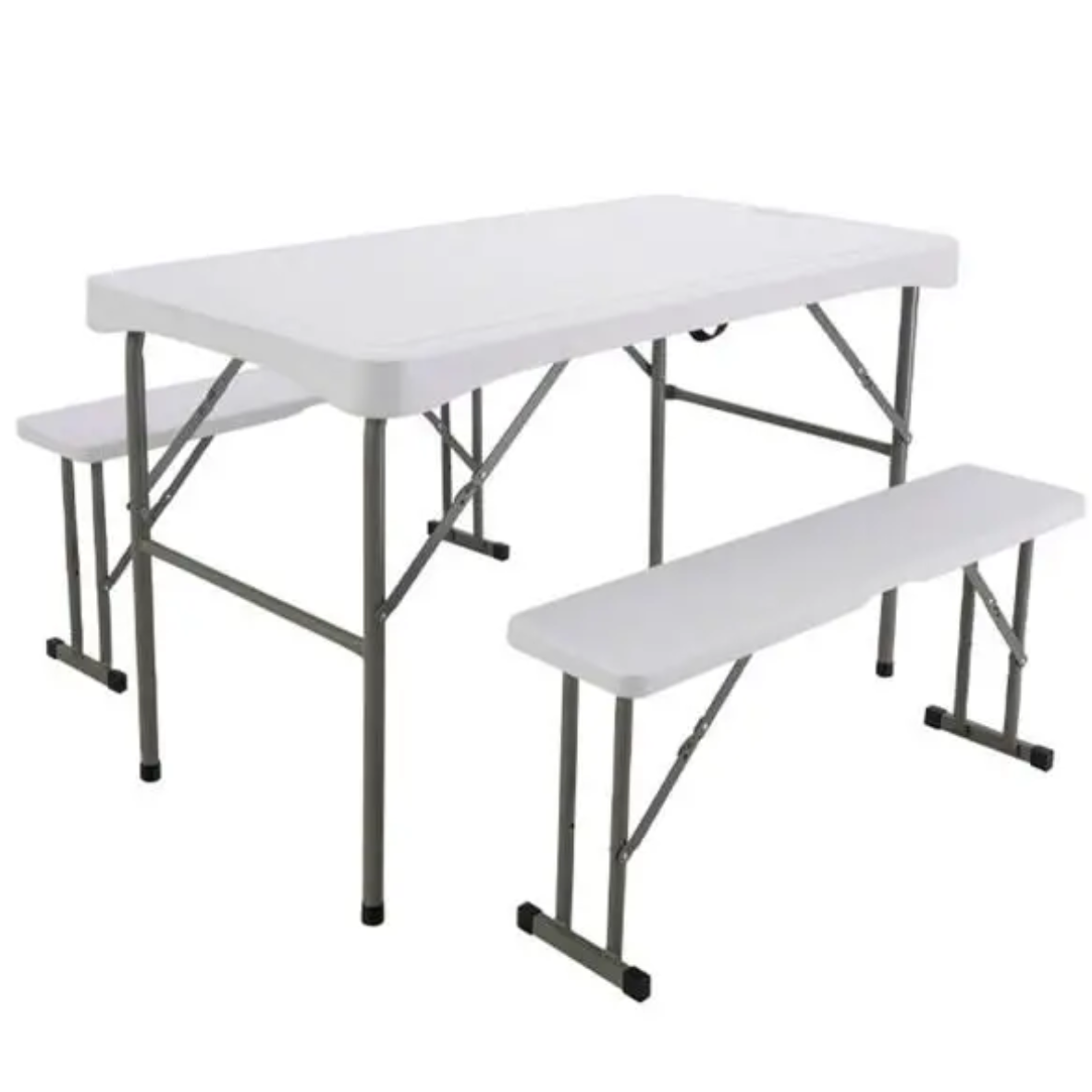 Набір меблів складаний стіл та 2 лавки 112х61х72 см (p-21)