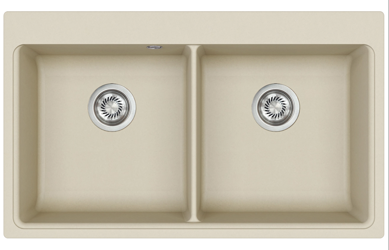 Мийка кухонна AquaSanita Magma SQM200 W Silica 111 Бежевий (37237930)