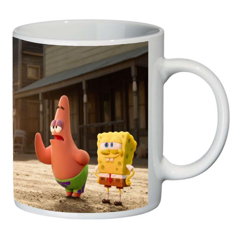 Кружка с принтом SuperCup Губка Боб квадратные штаны (SC-SB-0018)