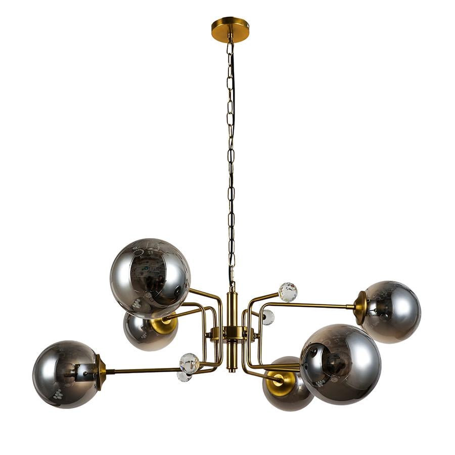 Люстра 909XL3057-6 AB/BK Бронза/Чорний - фото 1