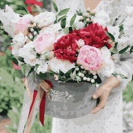 Картина по номерам Brushme GX37516 Цветы в подарок 40x50 см (1333588388)