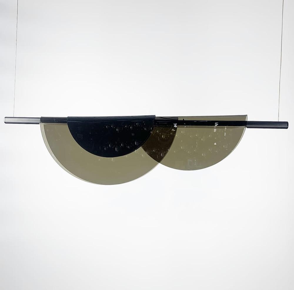 Люстра удлиненная Led с графитовыми пластинами 100 см (sga 21 gr) - фото 4 Люстра удлиненная Led с графитовыми пластинами 100 см (sga 21 gr) - фото 4