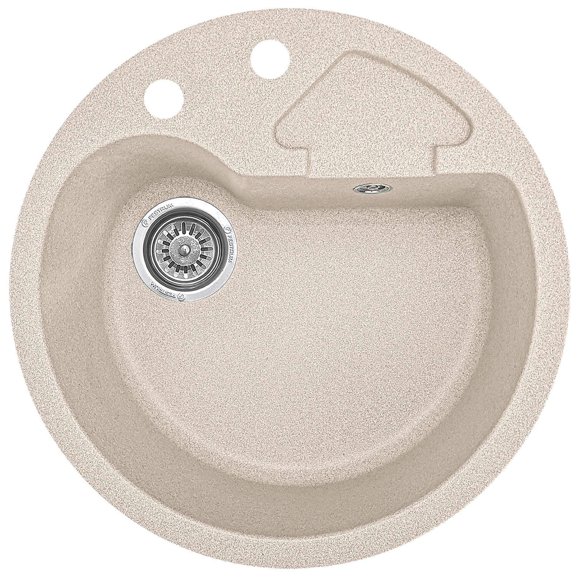 Мойка кухонная Valetti 68D 510x510 мм Бежевый Мойка кухонная Valetti 68D 510x510 мм Бежевый