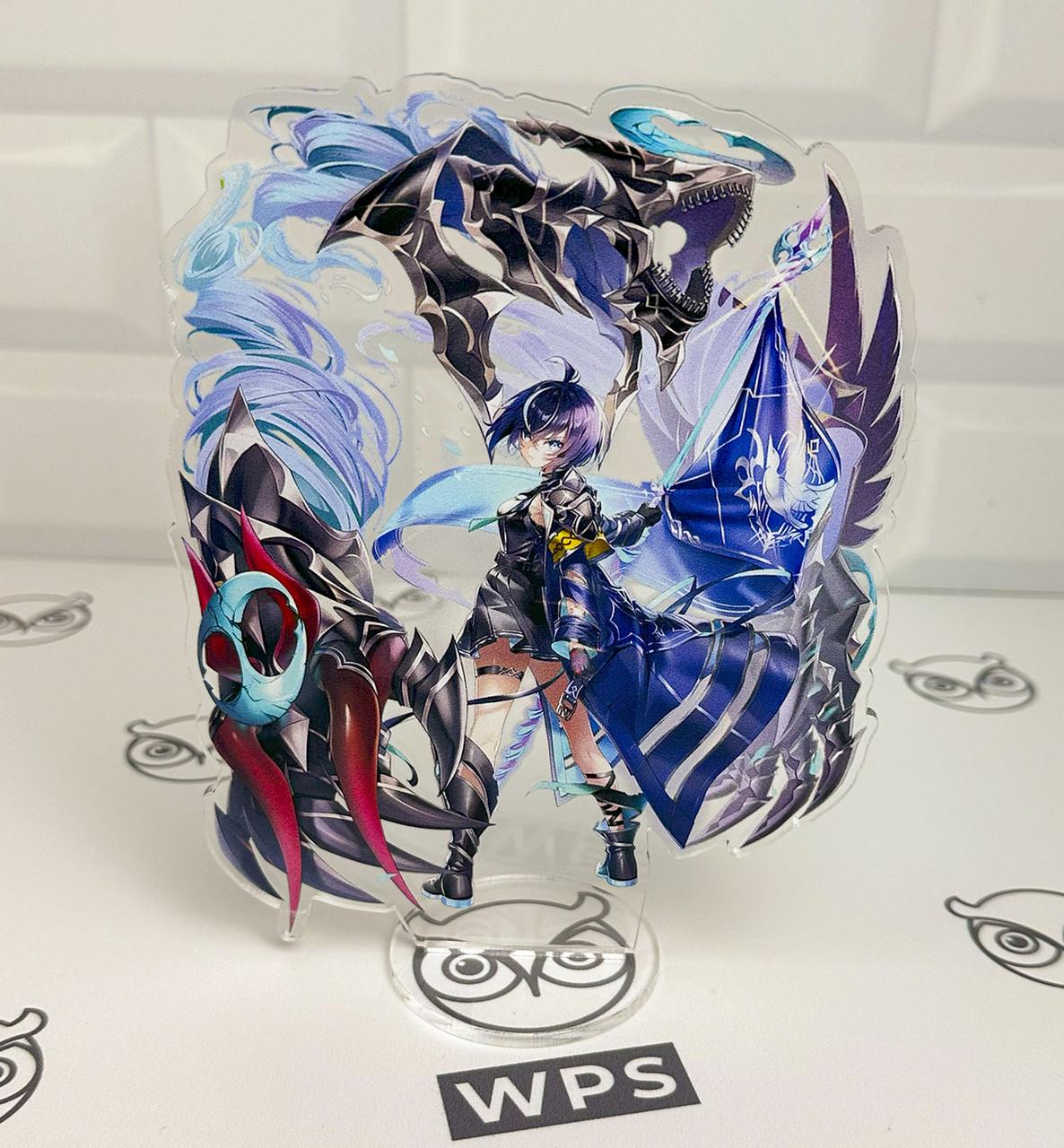 Фигурка коллекционная акриловая Аниме Проект Белая Кошка Луна 15 см (2131852259)