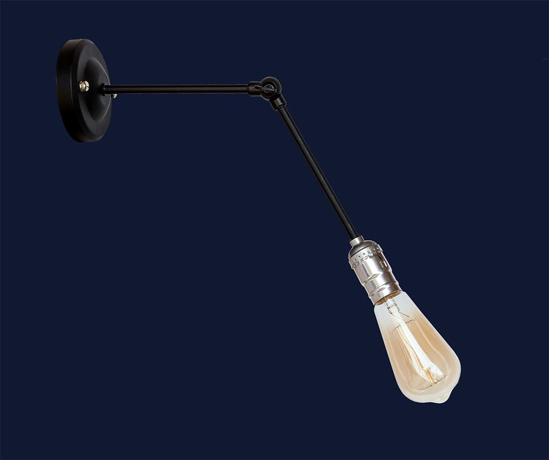 Бра модерн 752WT3301-1 Хром/Чорний - фото 2