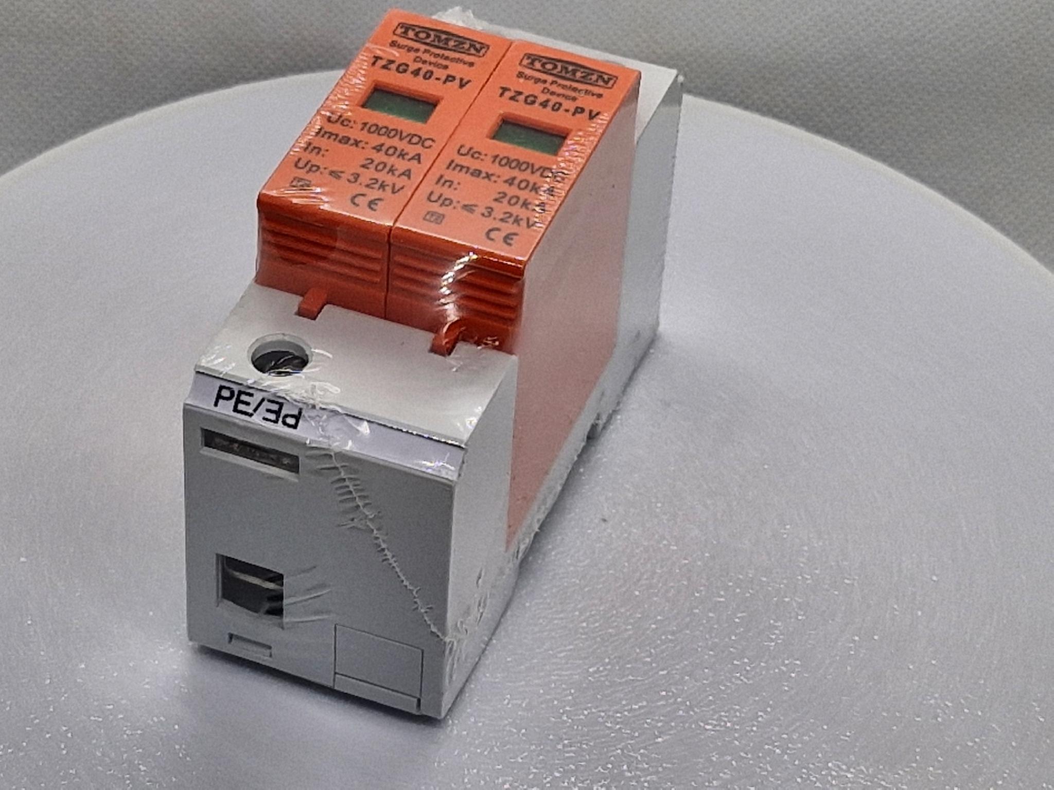 Пристрій захисту від імпульсних перенапруг 1000V DC УЗІП TOMZN TZG40-PV 2p блискавкозахист сонячних панелей SPD DIN DC УЗІП конектор МС4 (95701495) - фото 9 Пристрій захисту від імпульсних перенапруг 1000V DC УЗІП TOMZN TZG40-PV 2p блискавкозахист сонячних панелей SPD DIN DC УЗІП конектор МС4 (95701495) - фото 9