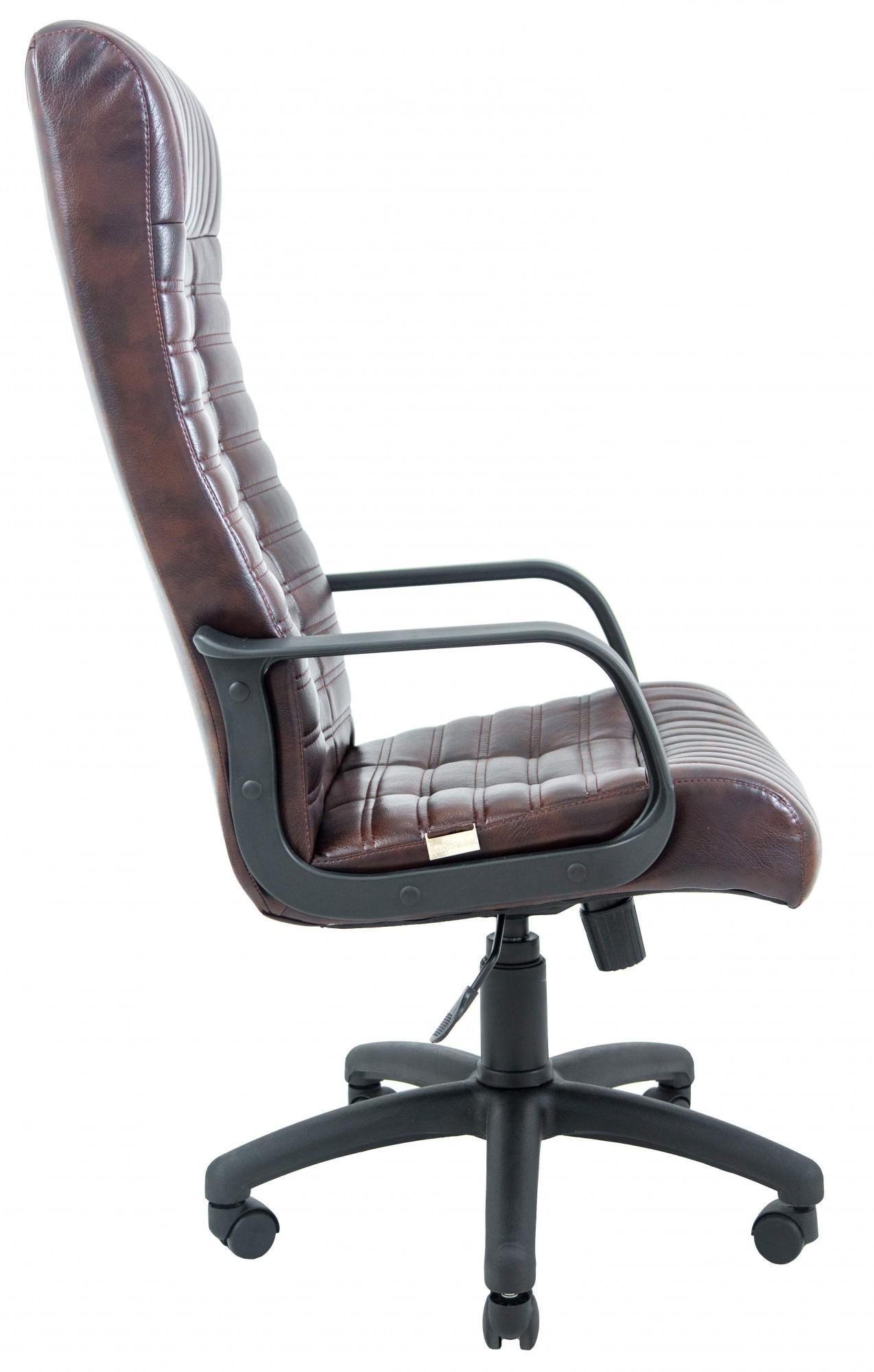 Кресло офисное компьютерное Provence Титан Dark Brown ПлаStick М1 Tilt Коричневый - фото 3