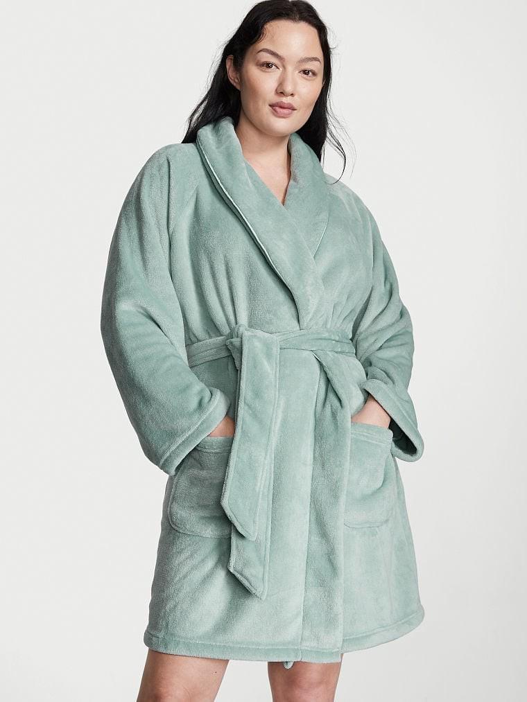 Халат Victoria's Secret Short Cozy Robe XS/S Зелений (69830670) - фото 2