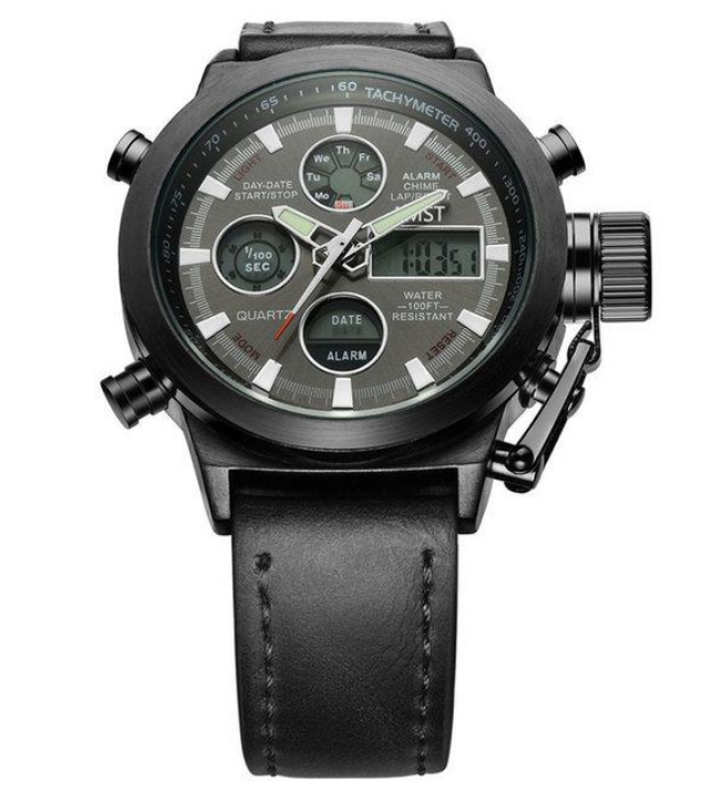 Часы мужские AMST AM3003 ударопрочные Черный (2104618451) - фото 9 Часы мужские AMST AM3003 ударопрочные Черный (2104618451) - фото 9