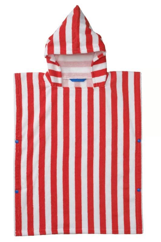 Пончо з капішоном SKOGSSALLAT на кнопках Червоно-білий (29435982)