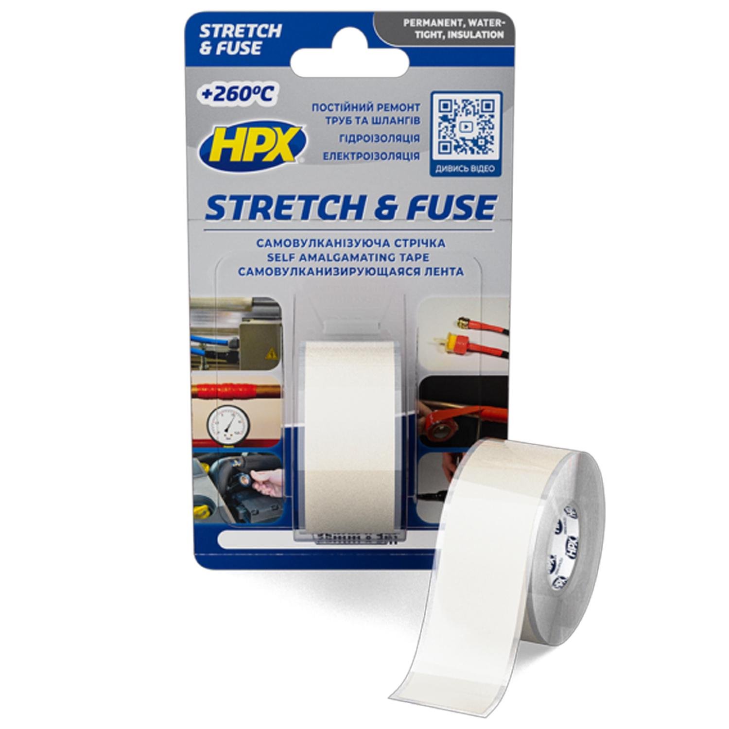Стрічка ізоляційна HPX SI2503 25x0,5 мм 3 м вулканізована силіконова Прозорий (INRUC0080025003000) - фото 2 Стрічка ізоляційна HPX SI2503 25x0,5 мм 3 м вулканізована силіконова Прозорий (INRUC0080025003000) - фото 2