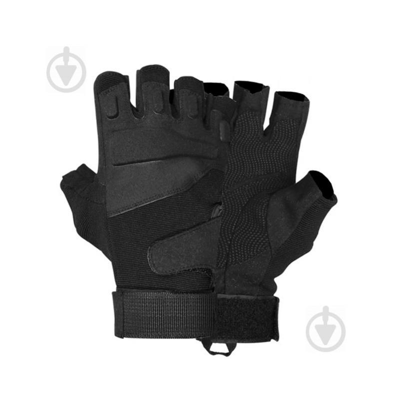 Перчатки армейские беспалые Lesko E302 L Черный