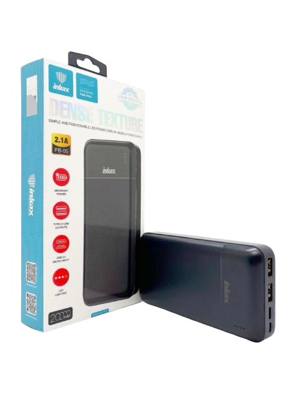 Повербанк Inkax PB05 20000 mah Черный (3866)