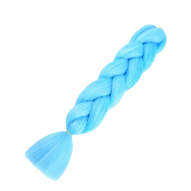 Канекалон однотонный А31 60 см Голубой (778554)