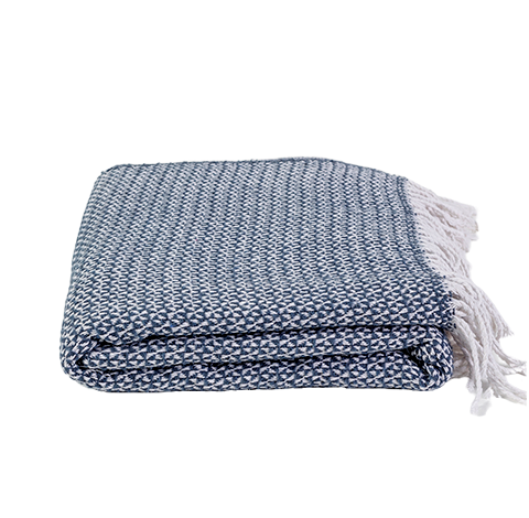 Плед Lanavitta Аура 140х200 см Синій (CN17510) - фото 1 Плед Lanavitta Аура 140х200 см Синій (CN17510) - фото 1