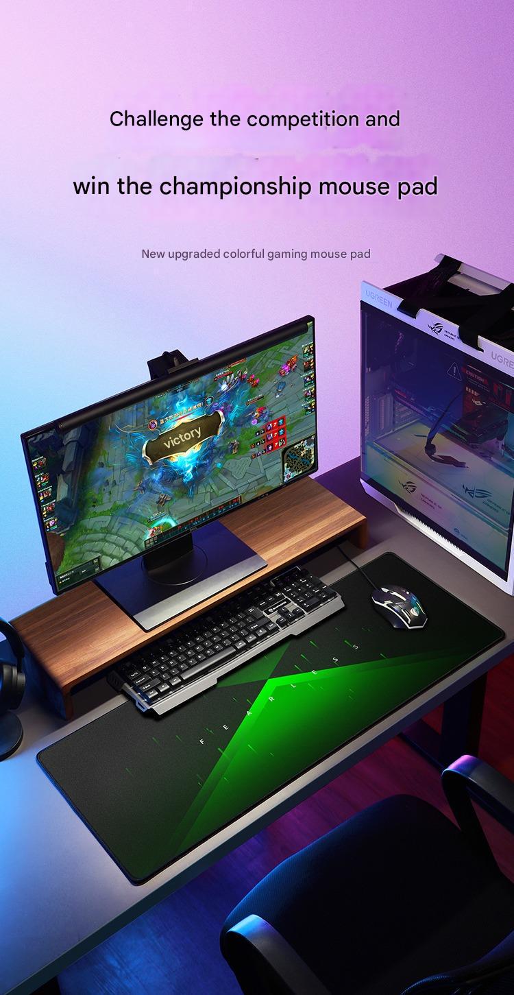 Килимок для миші UGREEN 800x300x4 мм Чорний (15348) - фото 8 Килимок для миші UGREEN 800x300x4 мм Чорний (15348) - фото 8