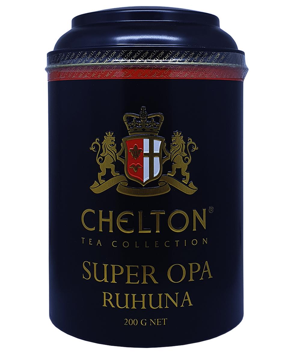 Чай черный крупнолистовой Chelton Благородный Дом Super OPA Ruhunu в металлической банке 200 г (54487)