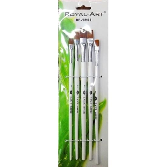 Набор кистей Brushes ROYAL-ART RA-2688FB HB-30460 нейлон 5 шт. (12154)