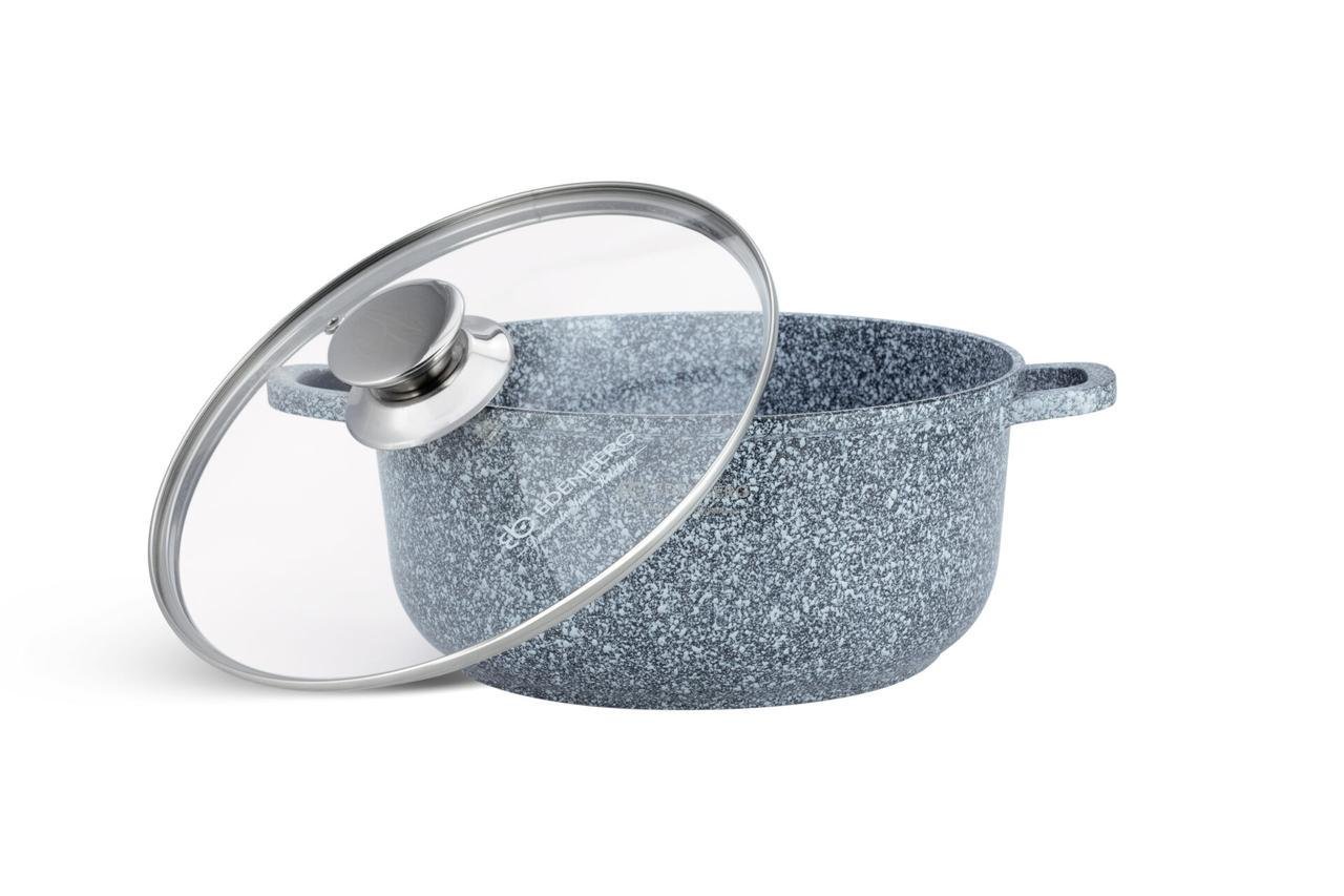 Набір кухонного посуду Edenberg 14 пр. з гранітним антипригарним покриттям (EB-8145) - фото 4 Набір кухонного посуду Edenberg 14 пр. з гранітним антипригарним покриттям (EB-8145) - фото 4