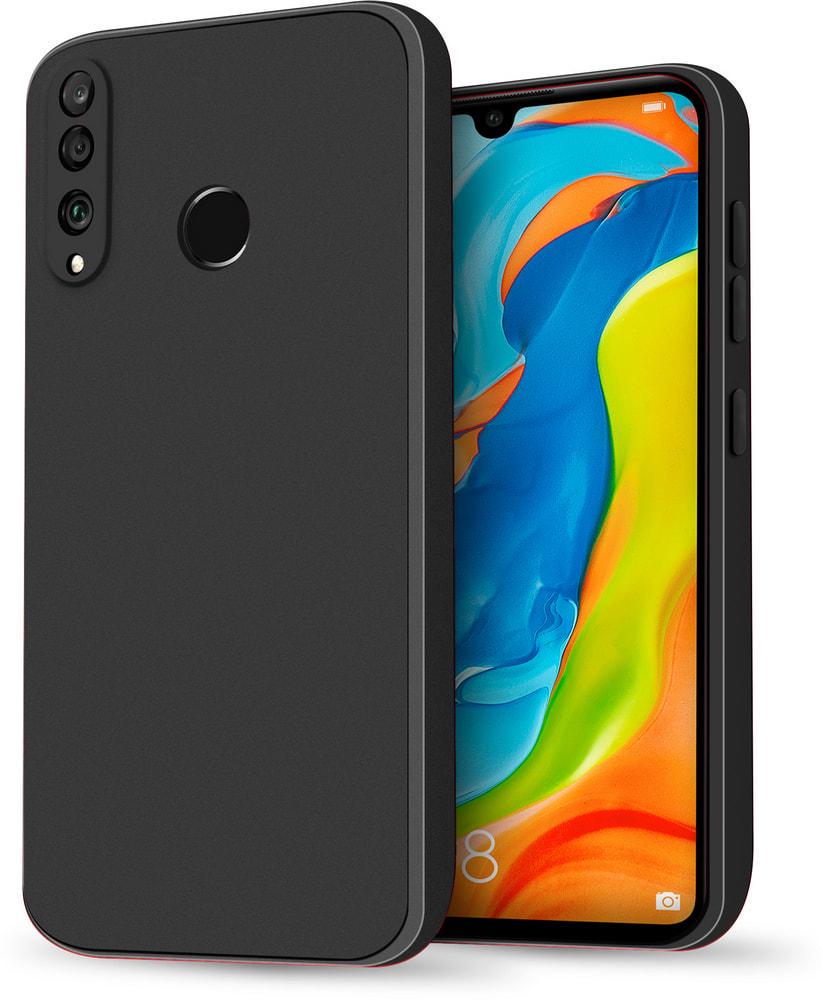 Силиконовый чехол HardCorner Huawei P30 Lite (с микрофиброй) Black (34789-2B) Силиконовый чехол HardCorner Huawei P30 Lite (с микрофиброй) Black (34789-2B)