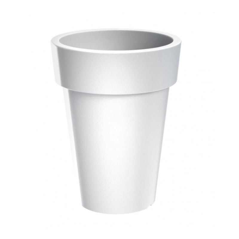 Горшок для цветов Prosperplast Lofly высокий Н-33 см Белый (70706-449)