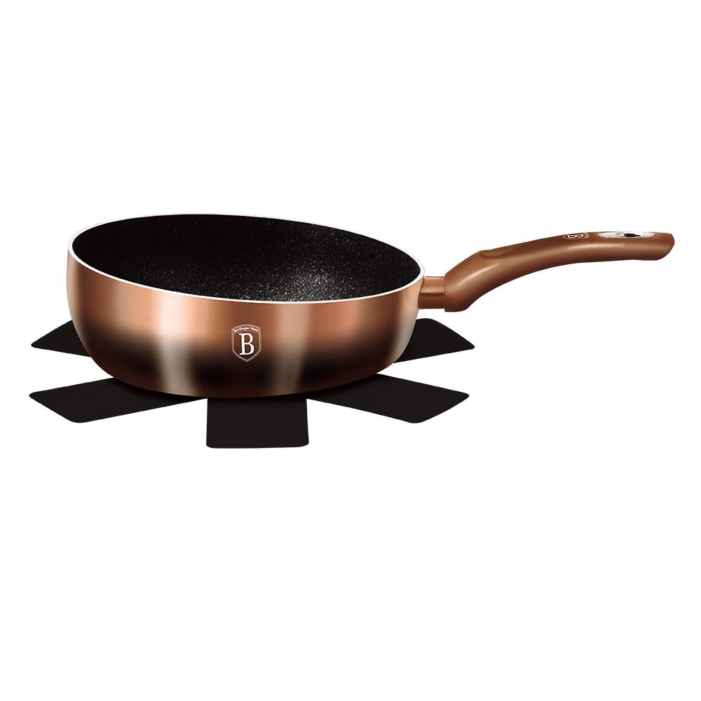 Сковорода-фліп Berlinger Haus Rose Gold Noir Metallic BH-1897 26 см (131109)
