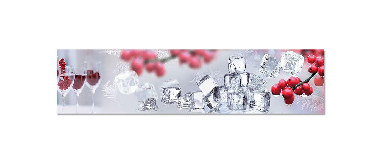 Наклейка виниловая на кухню Zatarga Красные Ягоды Лед 600х2500 мм (1304776331)