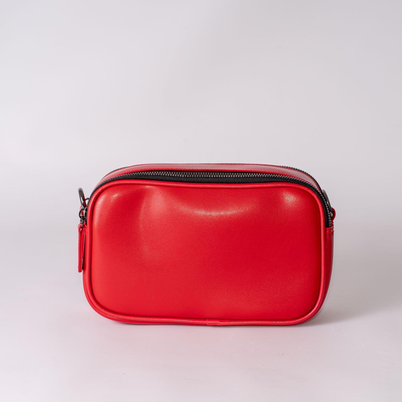 Сумка женская кросс-боди XENIA № 43-24 из эко-кожи Красный - фото 1