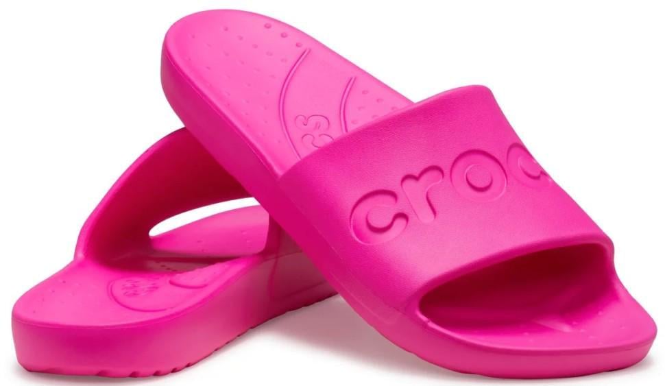 Шльопанці жіночі Crocs Slide Pink р. 45-46 Рожевий (23935)