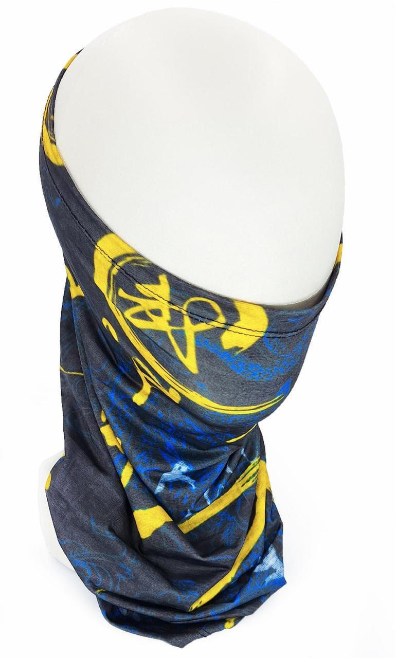 Баф для велосипеда Kungfu 24х42 см Сине-желтый (G0001039)