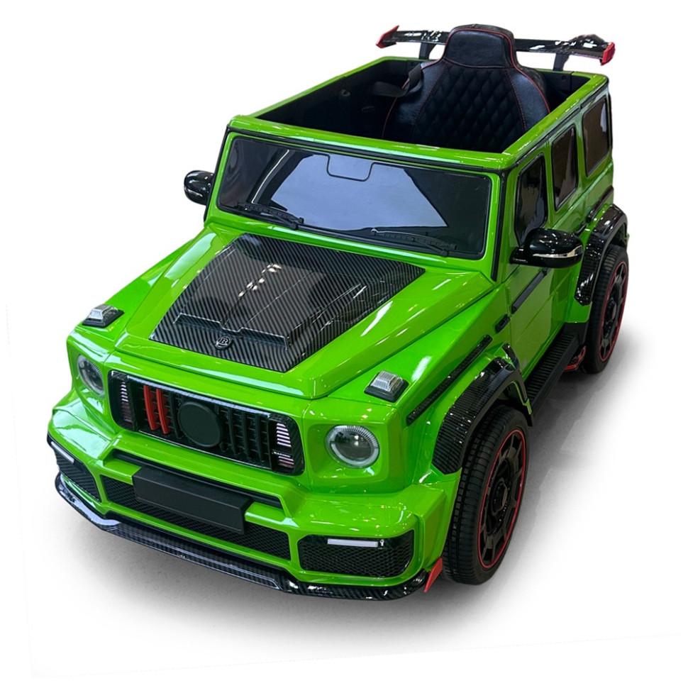 Детский электромобиль Джип 12V до 30 кг Зеленый (DE-169-E-752)